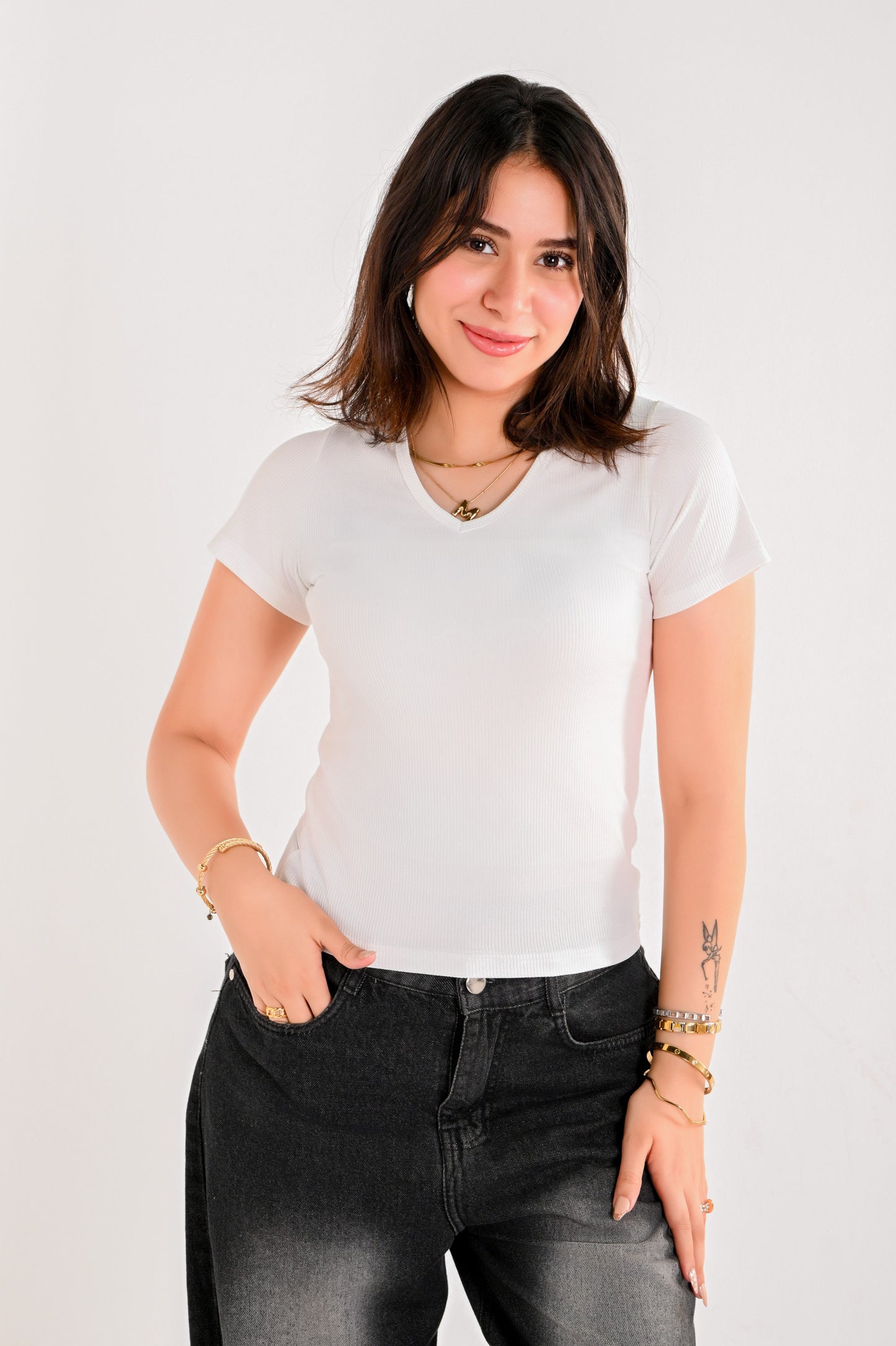 Fitted Half Sleeve Top