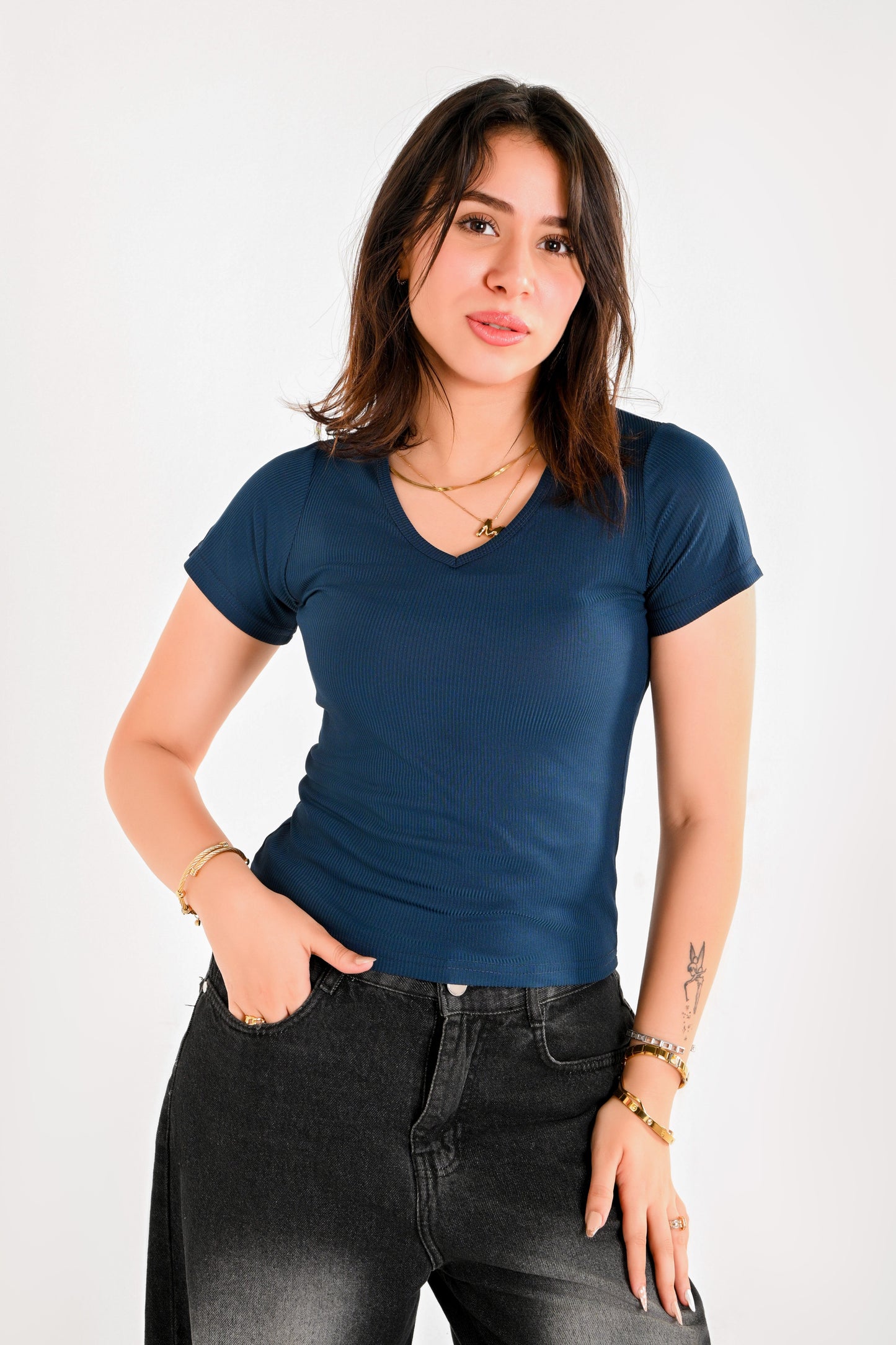 Fitted Half Sleeve Top